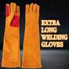 Comfortable Work Safety Gloves Lengthen 60cm Long Sleeves Barbecue Gloves  Farms