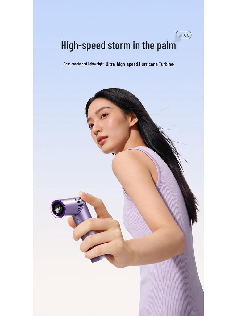 Multi-Functional Portable Mini Fan with Digital Display for Desktop, Neck, and Handheld Use