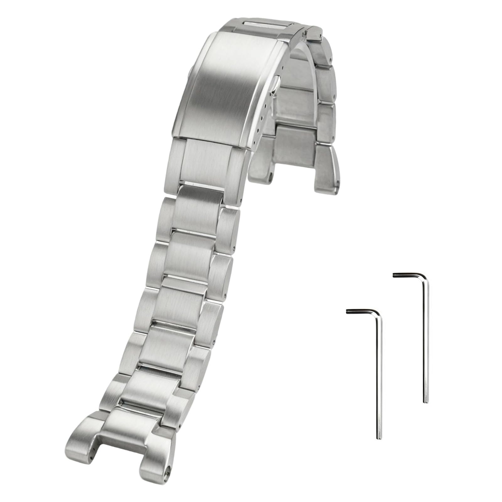 

[Tyqzor] Compatible G-SHOCK GST-B100GST-210GST-S120GST-W300GST-S310GST-S300 Stainless Steel Bracelet Men s Watch Band Replacement Strap (1 piece)