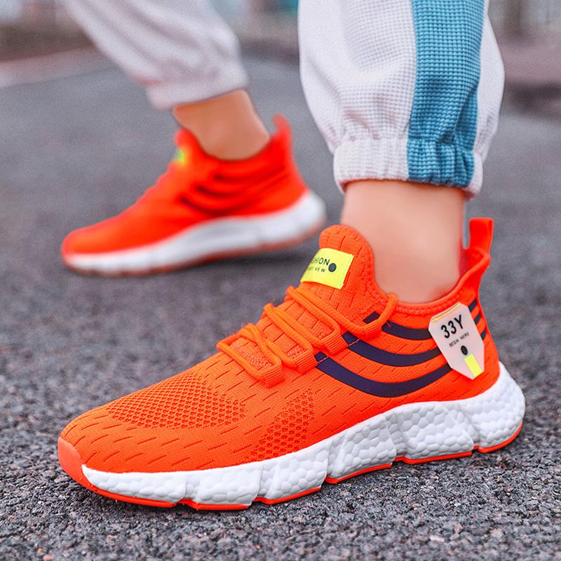 Men Casual Sports Shoes Breathable Lightweight Sneakers Outdoor Comfortable Tennis Running Shoes Male Vulcanized Shoes