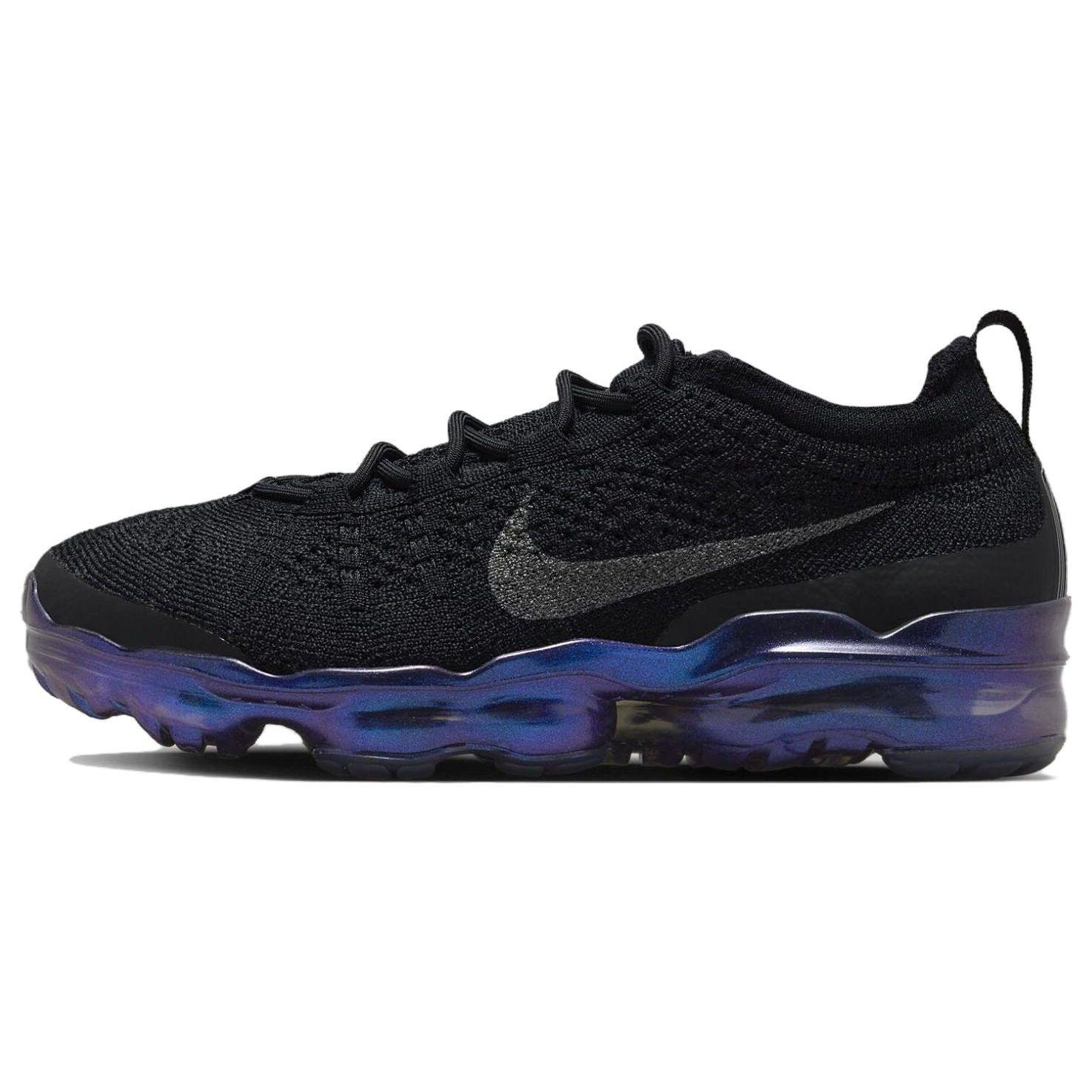 

Жіночі кросівки Nike Air VaporMax 2023 Flyknit чорні райдужні металево-сріблясті різнокольорові FD3148-001