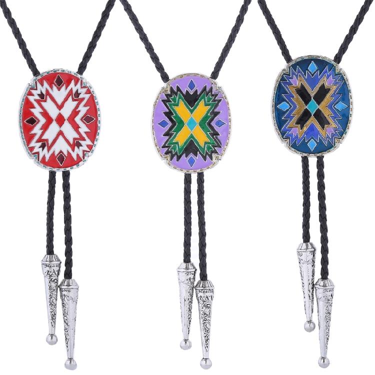 1 PcCool Bolo Tie Necktie Western Cowboy Necktie Necklace Male Costume Accessory