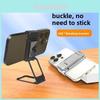 Metal Phone Holder Stand With 360 Degree Rotating Folding Support For Desktop And Car Use