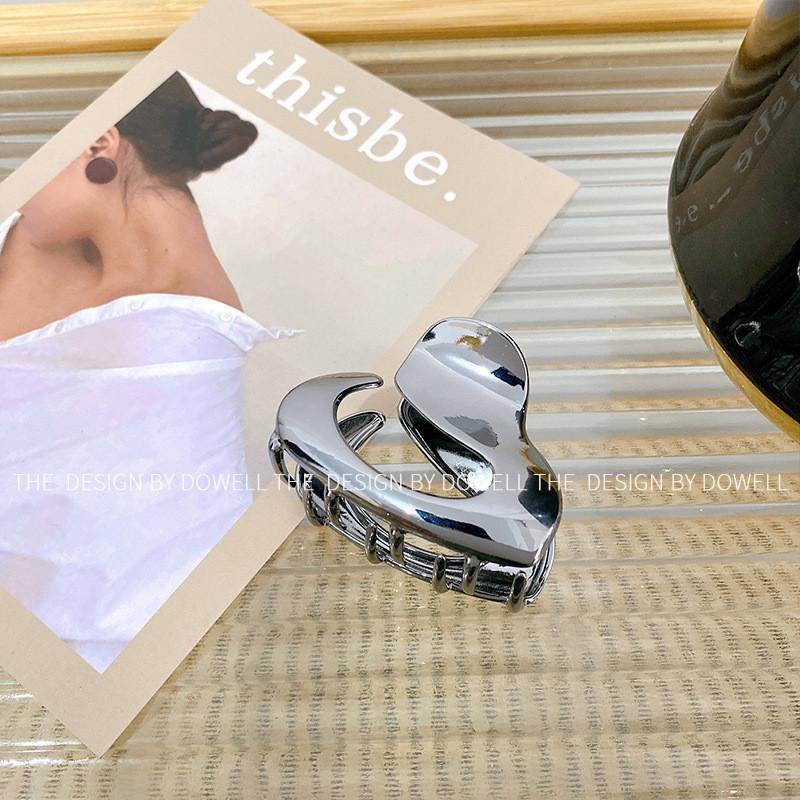 Stunning Shiny Geometric Alloy Hair Clip Perfect For Half Up Styles And Updos