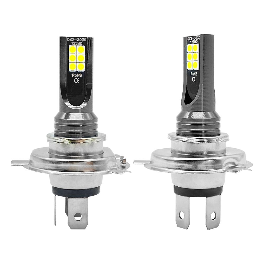 2Pcs LED Car Headlight H4 H7 H11 H3 H8 H9 H16JP H1 9005 9006 Fog Light Bulbs Auto Driving Running Lamps 6500K 12V 24V White Bulbs 7