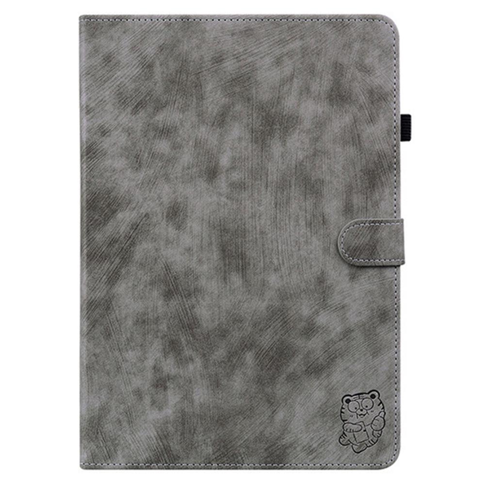 For Xiaomi Redmi K Pad Case Tiger Imprint Anti-Scratch PU Leather Tablet Cover