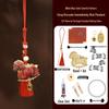 Song Jin DIY Keychain Kit: Year of the Horse Charm - Handcrafted Gift & Intangible Cultural Heritage