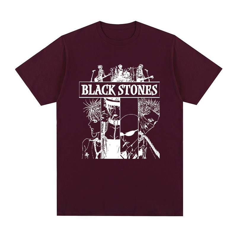 Black Stones Vintage tshirt NANA Osaki Japanese Anime Cotton Men T shirt New TEE TSHIRT Womens tops