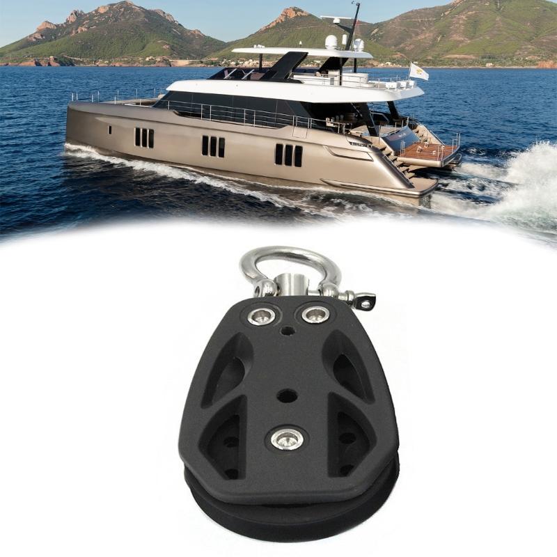 Stainless Steel Pulley Bowls Pulley Roller 35mm/50mm Pulley Silver Pulley Hangings Wire for Kayaks Canoes Factory