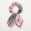 Luxus Damen Seiden-Quadratschal Schal Mode Xiaoxiangfeng Druckdesign Satin Hijab Tücher Halstuch Damen Haarbänder 70*70CM