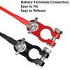 CERRXIAN Battery Terminal Connector Cable, 10AWG Red and Black Automotive
