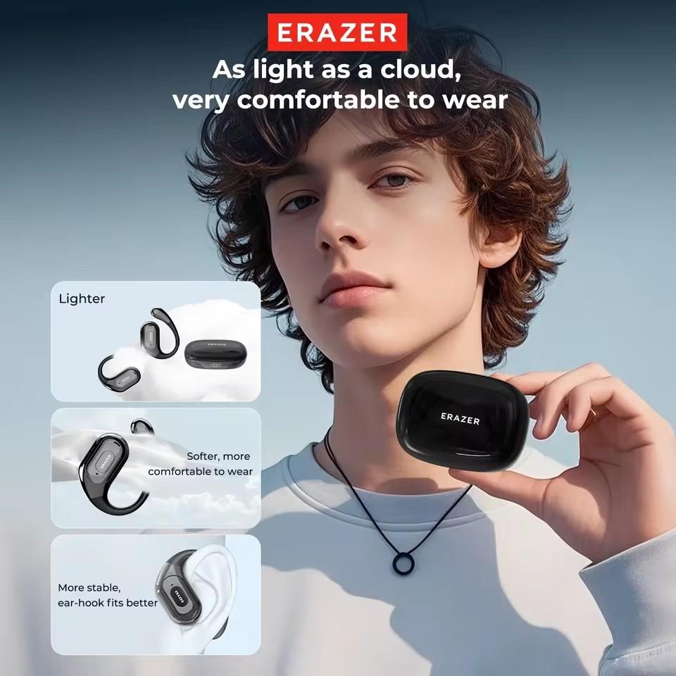 Lenovo ERAZER XF51 Bluetooth Earphones Sports Wireless Headphones OWS Powerful Bass Ear Hooks Earbuds