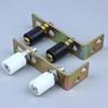 1Set Gate Rollers Sturdy Wear Resistant Convenient With L Shape Bracket For Fences Home Yard Sliding Door