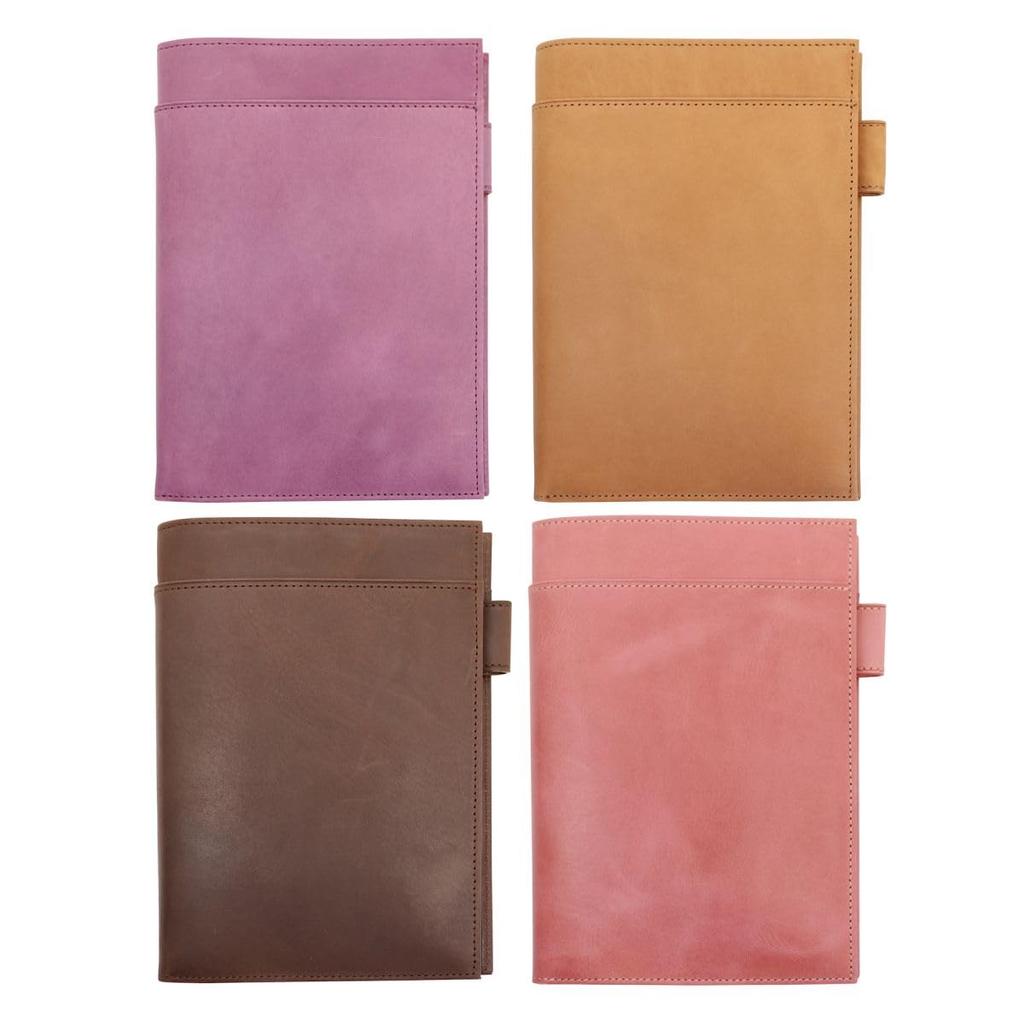 Vitalita Bible Notebook, 19mm Ring Diameter, Himeji Leather, Natural, 7290-0