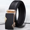 Herren-Autumatik-Gürtel, Business-formeller Gürtel, glattes Kunstleder, Legierungsschnalle, bruchsicher, große Haltbarkeit, rutschfest, für Herren, Meetings, Pendeln, Anzug, Hosen, Gürtel