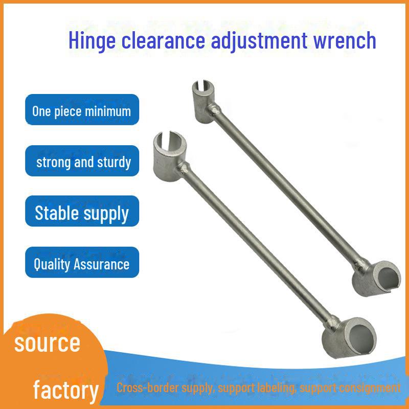 

Double-Headed Door Hinge Adjustment Wrench Adjustable 18-24.5 Flag Hinge