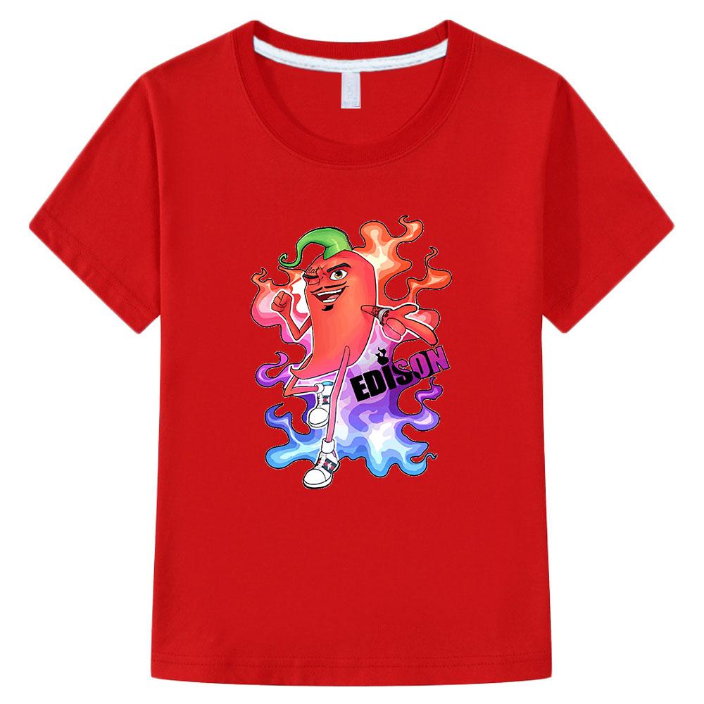 Kinder-T-Shirt Mädchenstil Produkt Edison Perek Kinderoberteil Freizeit