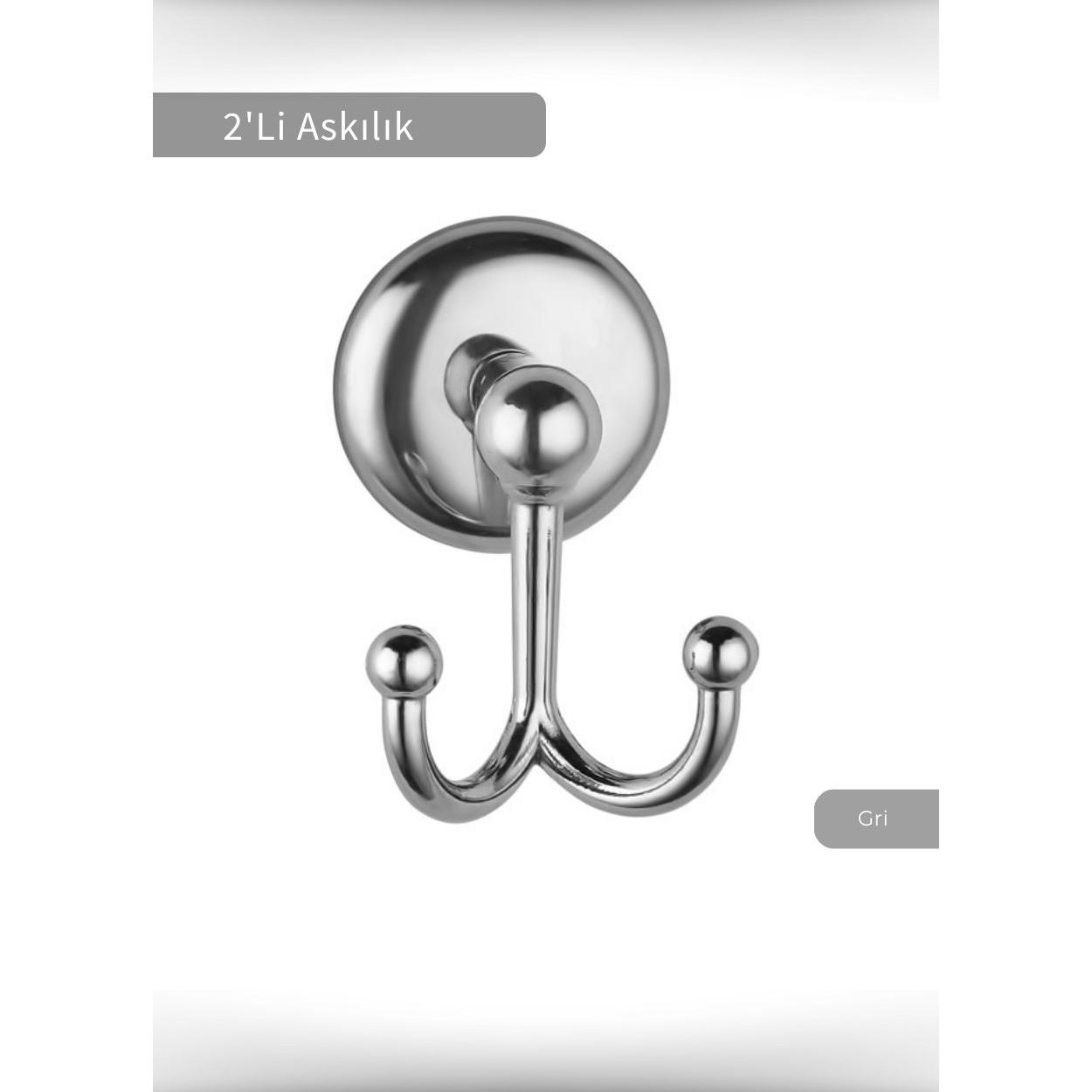 

Havlu ve Bornoz Askısı Paslanmaz Kapı arkası Duvar Havlu Düzenleyici Askılığı Çelik Krom