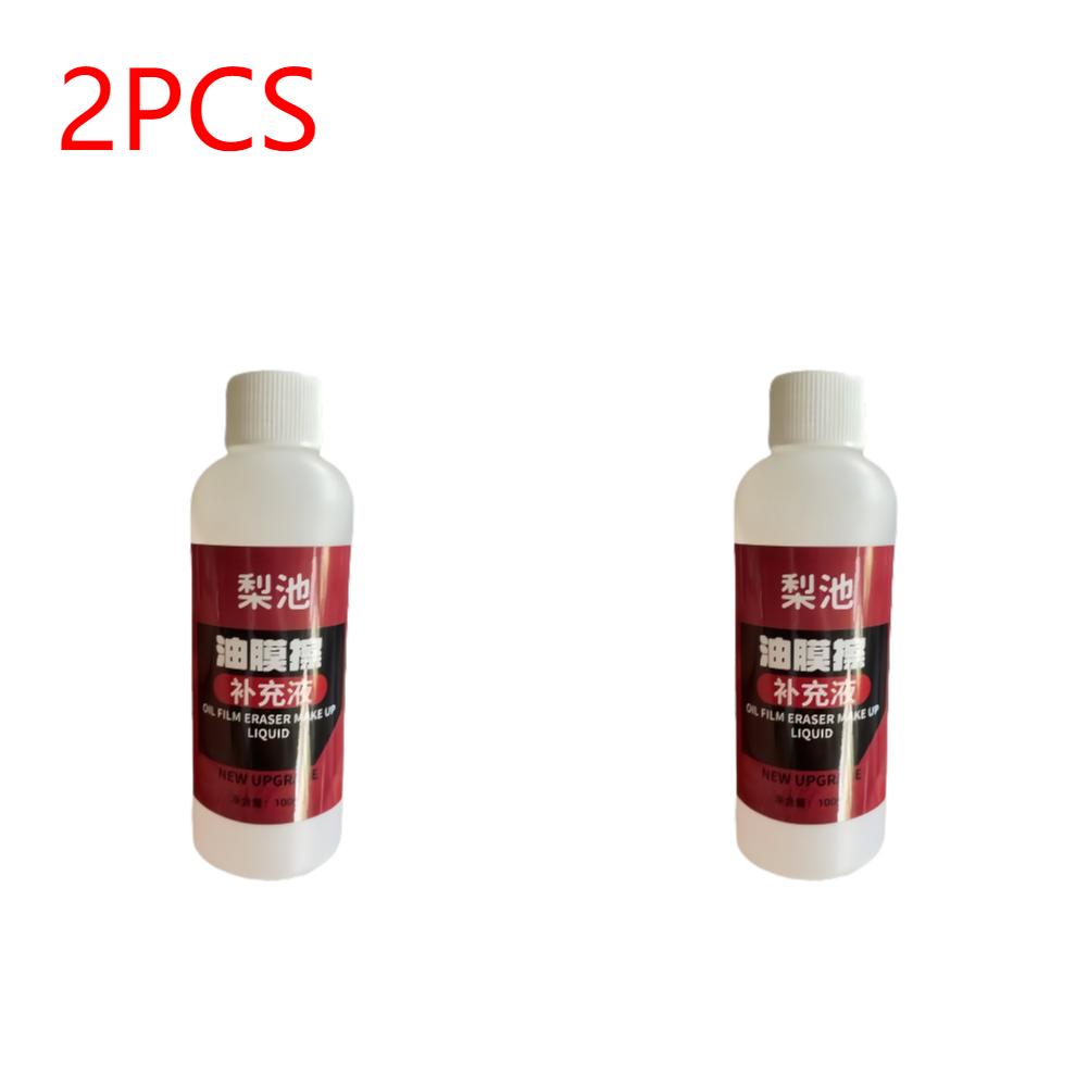 1-5PCS Glass Polishing Car Windshield Cleaner Liquid Removes Dirt Oil Film Remover Powerful Windshield Oil Film Stain Removal