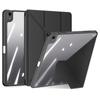 Hülle für iPad Air (2022) - TPU+PC+Leder/PU, Schwarz, Automatisches Aufwachen/Schlaf