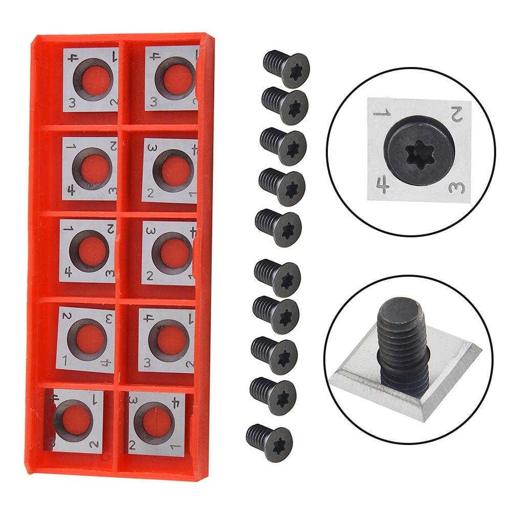 Elektrowerkzeuge Hartmetall-Einsätze Gerade Stirnseite mit Schrauben