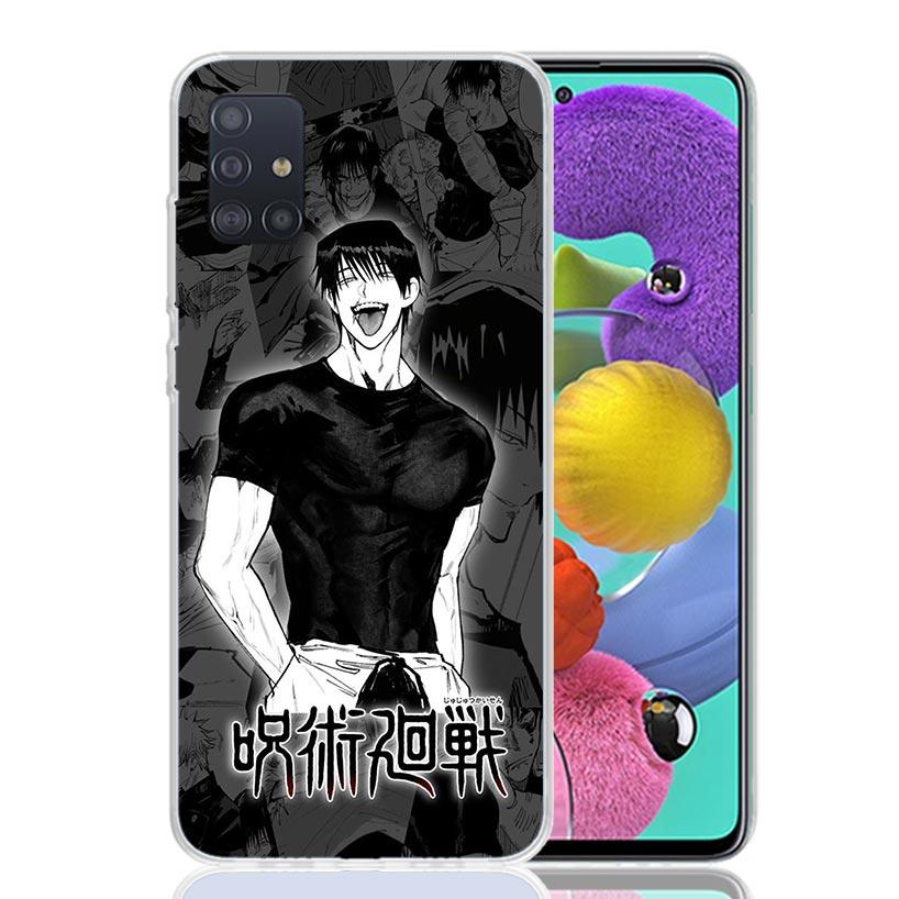 JujuKaisen Fushiguro Toji Phone Case For Samsung Galaxy A52 A32 A22 A12 A02S A50S A30S A51 A31 AA71 Note 20 Ultra 10 S10 Plus Ga