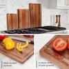 Wood Cutting Board,  Cutting Boards For Kitchen, Solid Charcuterie Board With Juice , Large Wooden Chopping Board For Meat, Cheese, Fruit, Vegetable