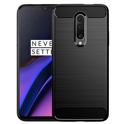 Etui z włókna węglowego do telefonu Oneplus 7pro 1+7 Pro, silikonowe etui odporne na wstrząsy, pełna ochrona tylnej obudowy telefonu One Plus 7Pro
