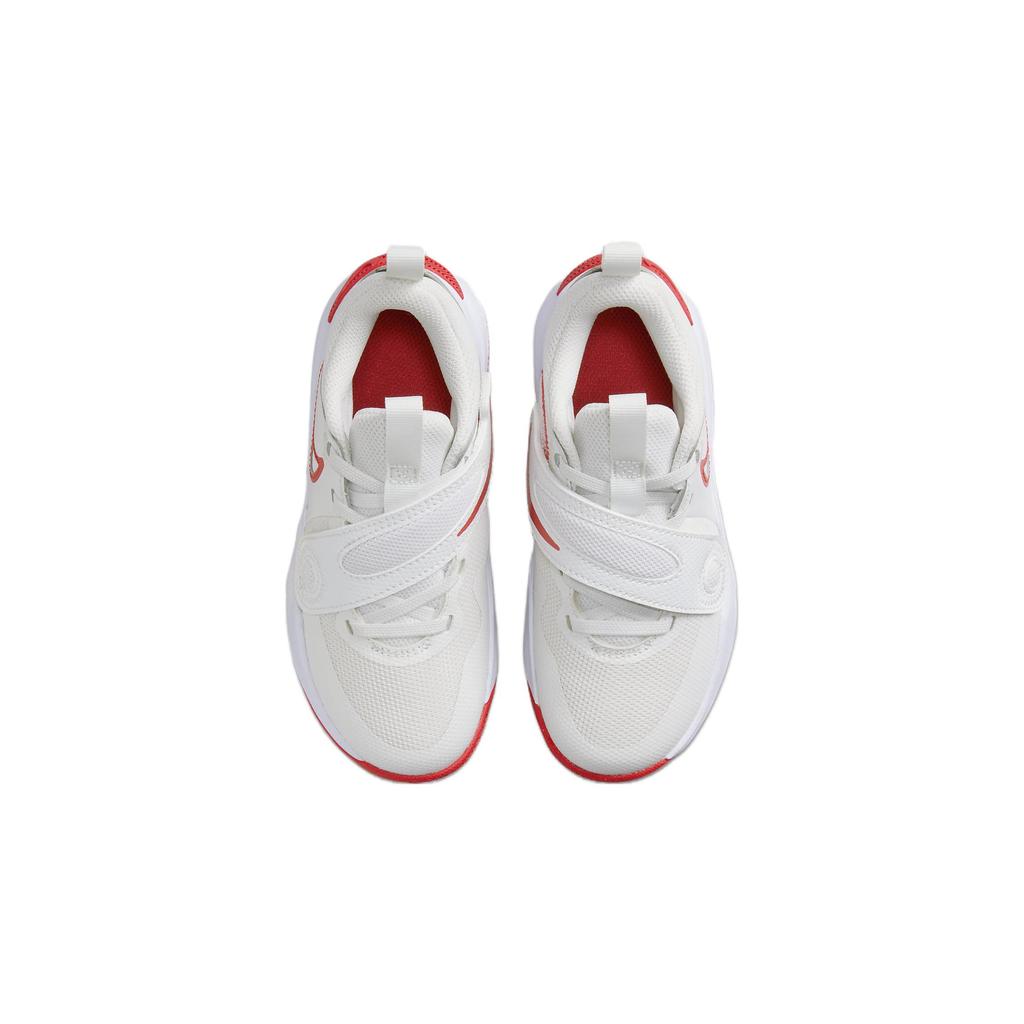 New Nike Team Hustle D11 Summit White Track Red PS DV8994-102