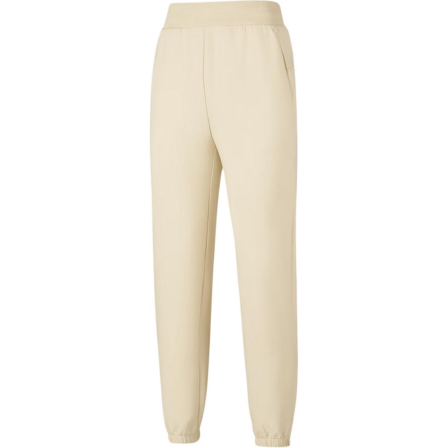 Skechers Comfort Sports Series Solid Color Knitted Cuffed Casual Pants Women bottoms P126W028-001J S