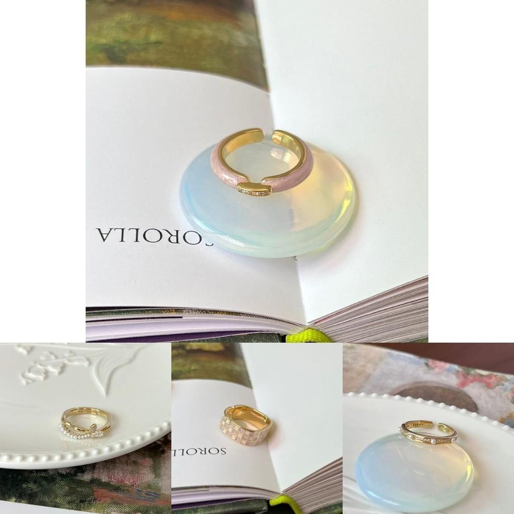 Flower Contemporary Design Adjustable Ring For Women With Gorgeous Butterfly And Dazzling Details Pearl