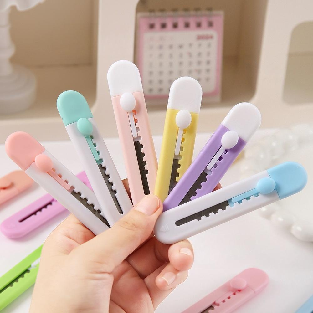 Bonbonfarbenes tragbares Mini-Utility-Messer Hochwertiges Auspack-Expressmesser Studenten-Handarbeit Handkonto Papiercutter