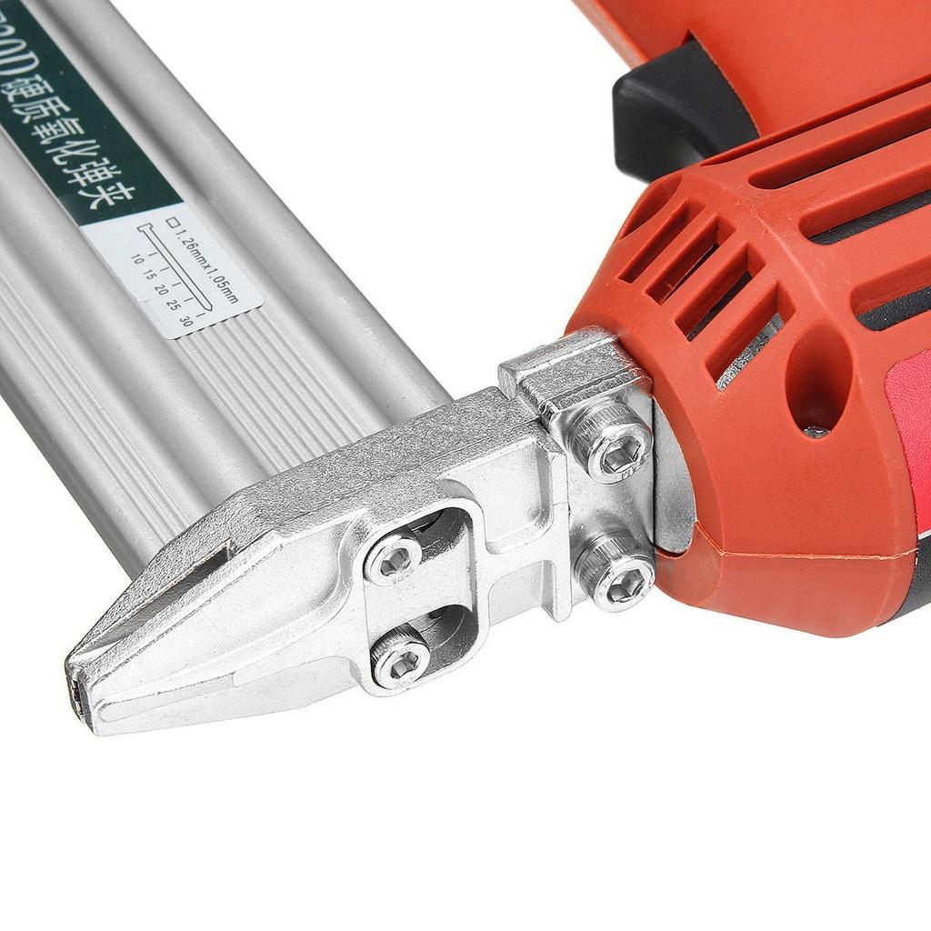 1800W High Power Electric Nailer 10-30mm Straight Nail Staple Piercing Gun Lightweight Portable Woodworking Power Tool