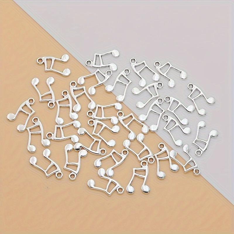 Music Note Retro Pendant Alloy Jewelry Pendant DIY Bracelet Necklace Keychain Accessories