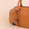 Handmade Braided Bag Charm with Ball Knot Woven Rope Keychain for Women Handbags Purse Bags Pendant Car Keys Gifts Accessories