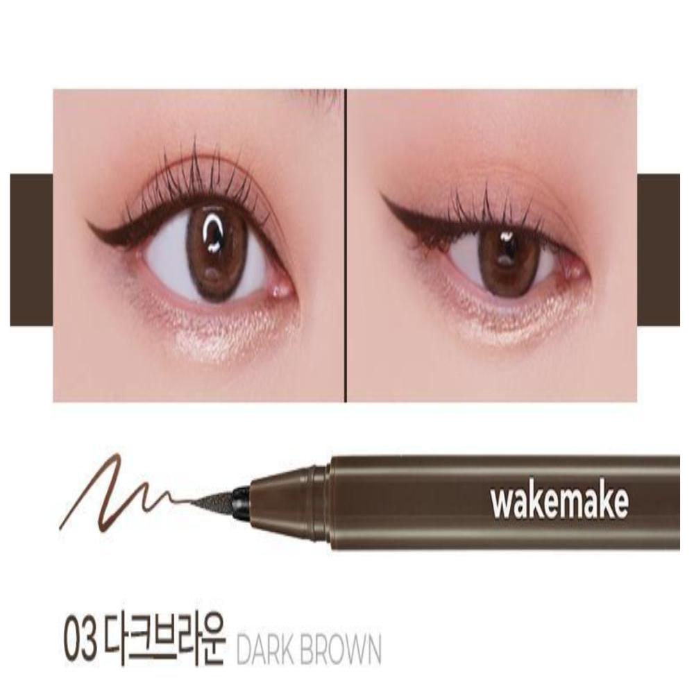 WAKEMAKE Any-Proof Pen Eyeliner 1+1 Set (New)