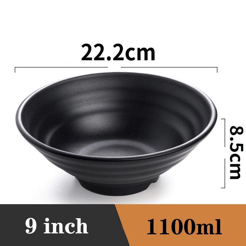 Fruit Salad Fast Food Tableware Japanese Style Plastics Noodles Bowl Household Ramen Bowl Soup Bowl