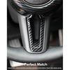 For Mazda CX-50 Mazda 3 CX-30 Steering Wheel Protective Trims Cover, Sporty Carbon Fiber Style Interior Accessories For Mazda CX50 CX 50  2024 2025