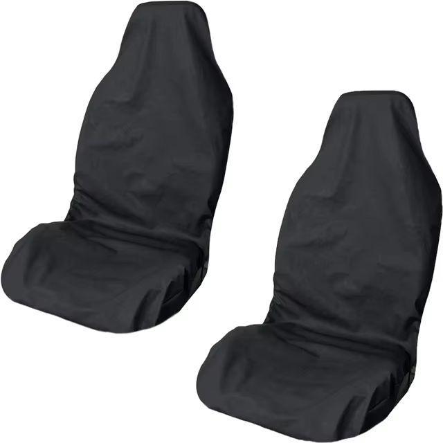 

2PCS Car Front Seat Protector Cover Heavy Duty Universal Waterproof Auto Seat Covers Car Seat Cover Breathable Cushion Protector