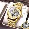 Men's Wristwatches Hollow-Out Automatic Mechanical Watch Stylish Business Water Resistant for Daily Use Watches for Man Reloj Hombre