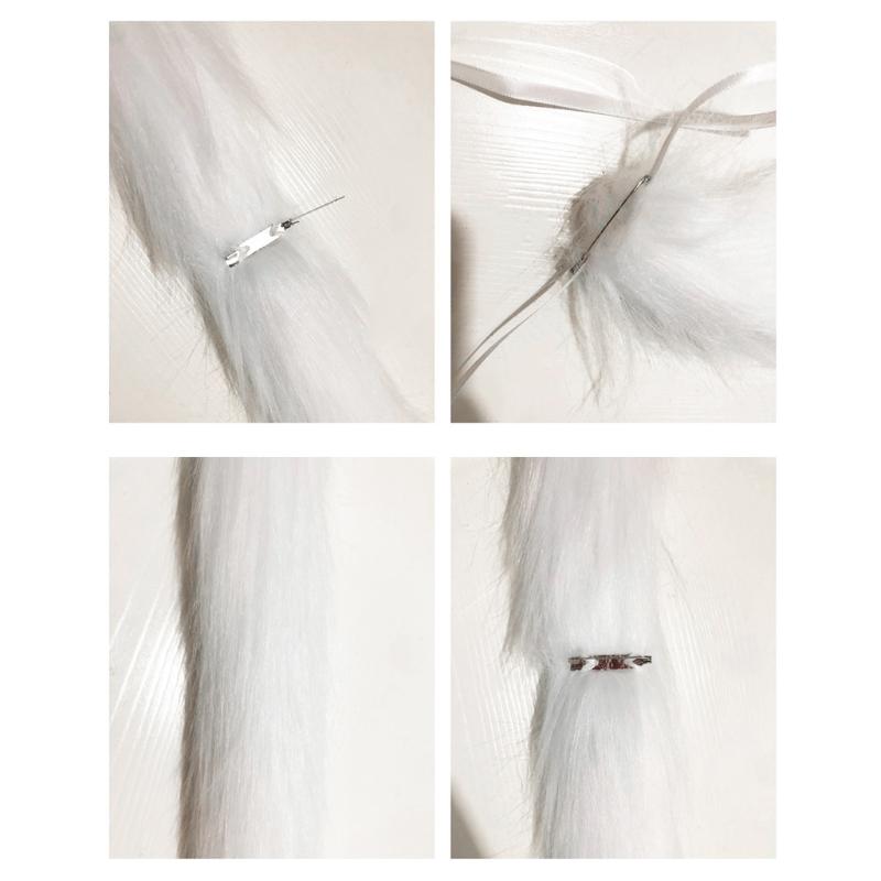 Soft Lolita Furry Kitty Tail Anime Cosplay Cute Electric Props Halloween New Year Costume Role-play Birthday Fittings