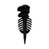 Dinosaur Costume for Dogs Cats - Soft Plush Skeleton Halloween Outfit for Medium Large