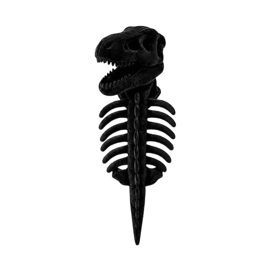 Dinosaur Costume for Dogs Cats - Soft Plush Skeleton Halloween Outfit for Medium Large