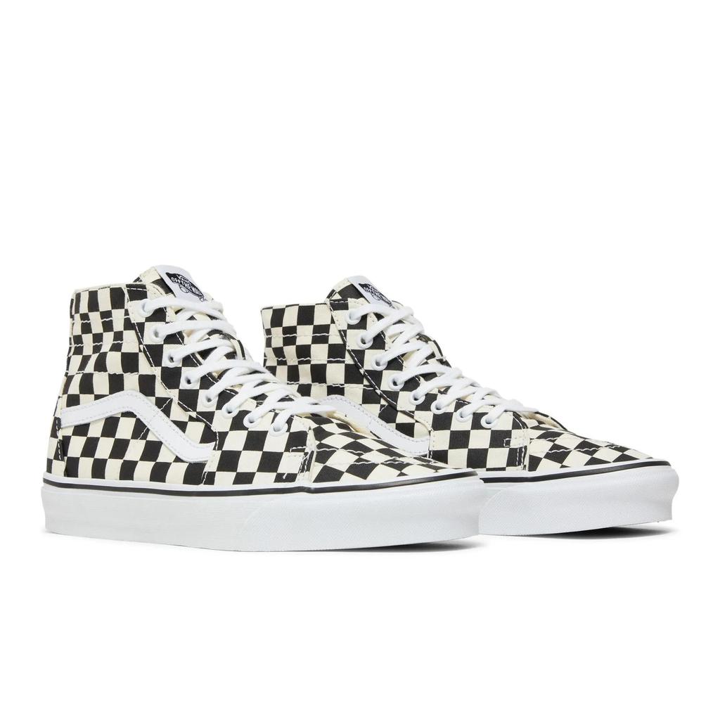 Vans Sk8-Hi Tapered 'Checkerboard - Black' (Unisex) Black / True White Skate Shoes VN0A4U165GU
