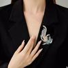 Qifeng High-end Women's Exquisite Enamel Phoenix Feeling Brooch