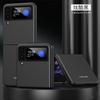 Applicable To Samsung Z FLIP7 Folding Screen Matte Skin Induction Plating PC Hard Case Z Flip5/3 Solid Color Mobile Phone Case