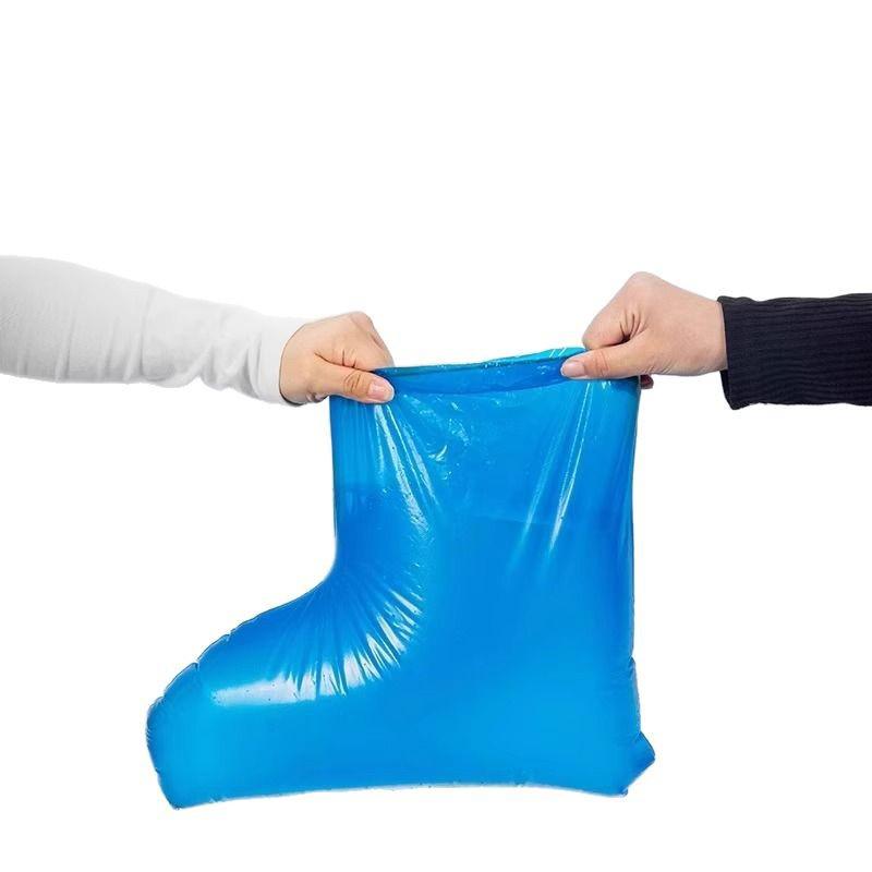 Waterproof Anti-Slip Rain Shoe Covers for Men and Women – Wear-Resistant Mid-Calf Overshoes