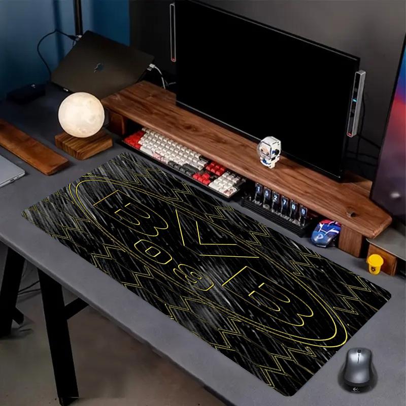 Borussia Dortmund Druck Mauspads, Anti-Rutsch Schreibtisch-Tastaturmatte, für PC Laptop Gaming Arbeiten Tägliche Nutzung, Coole Festival Überraschungsgeschenk