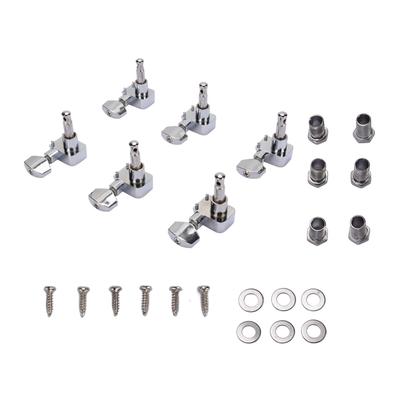 6 Set Guitar Tuner Pegs Electric Acoustic Guitar Small Square Sealed Tuning Machine Heads Right