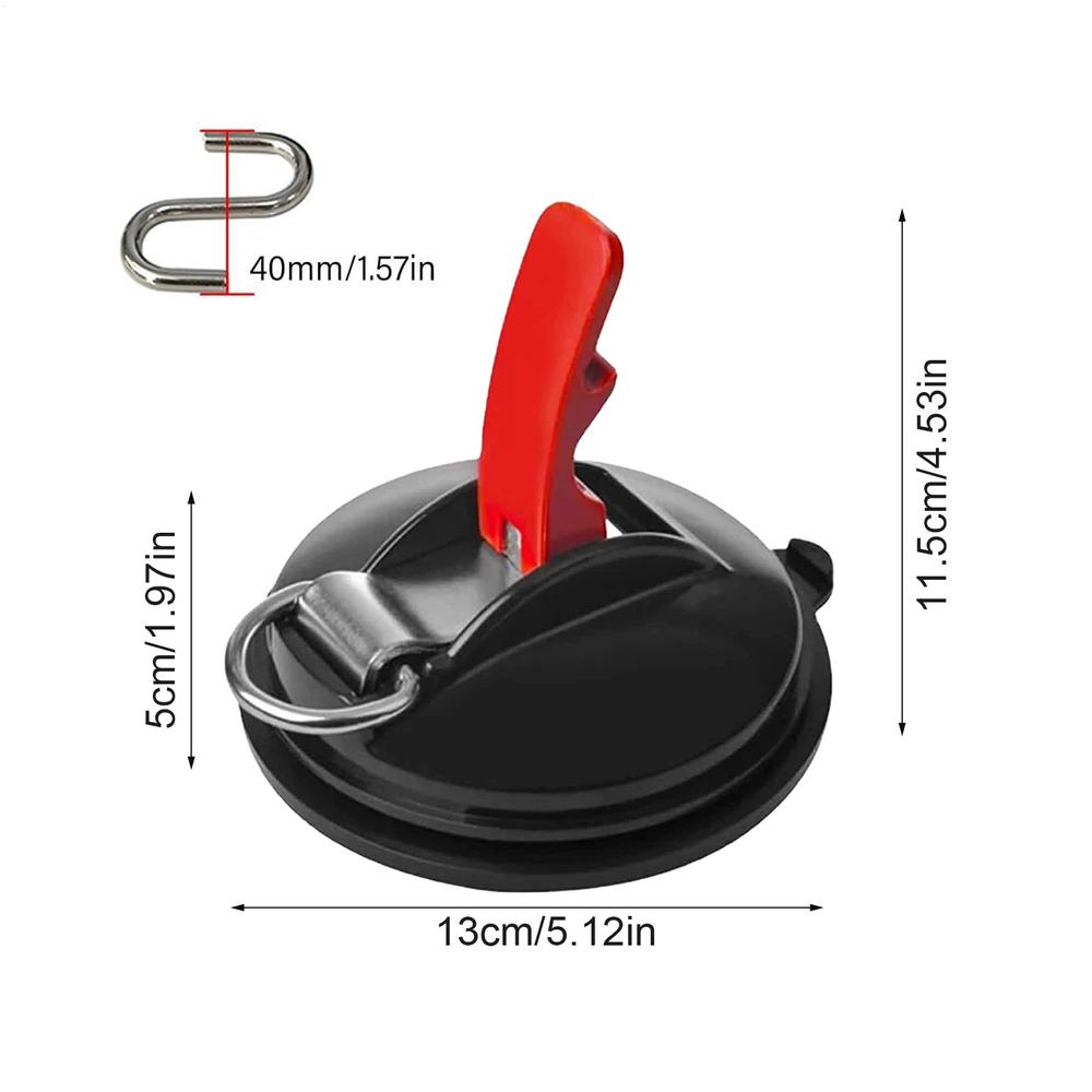 

Heavy Duty Suction Cup Hooks Heavy Duty Suction Cups Anchors with Hooks No Hole Punched Tie Down Clips for Kitchen Bathroom A